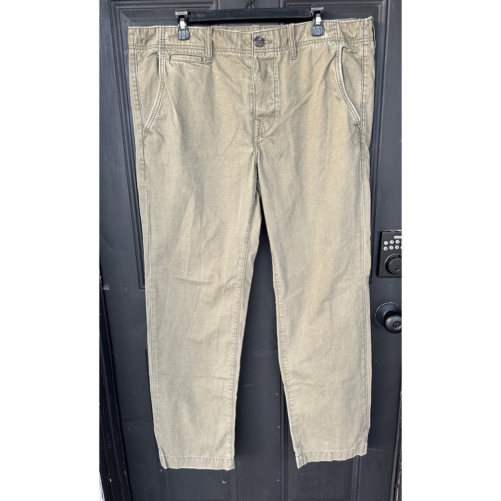 True Religion Jeans Utility Chino Pants Special Ops Standard Issue Size 38 Green